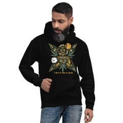 Cannabis universe shamanic design unisex Mikina Initiation