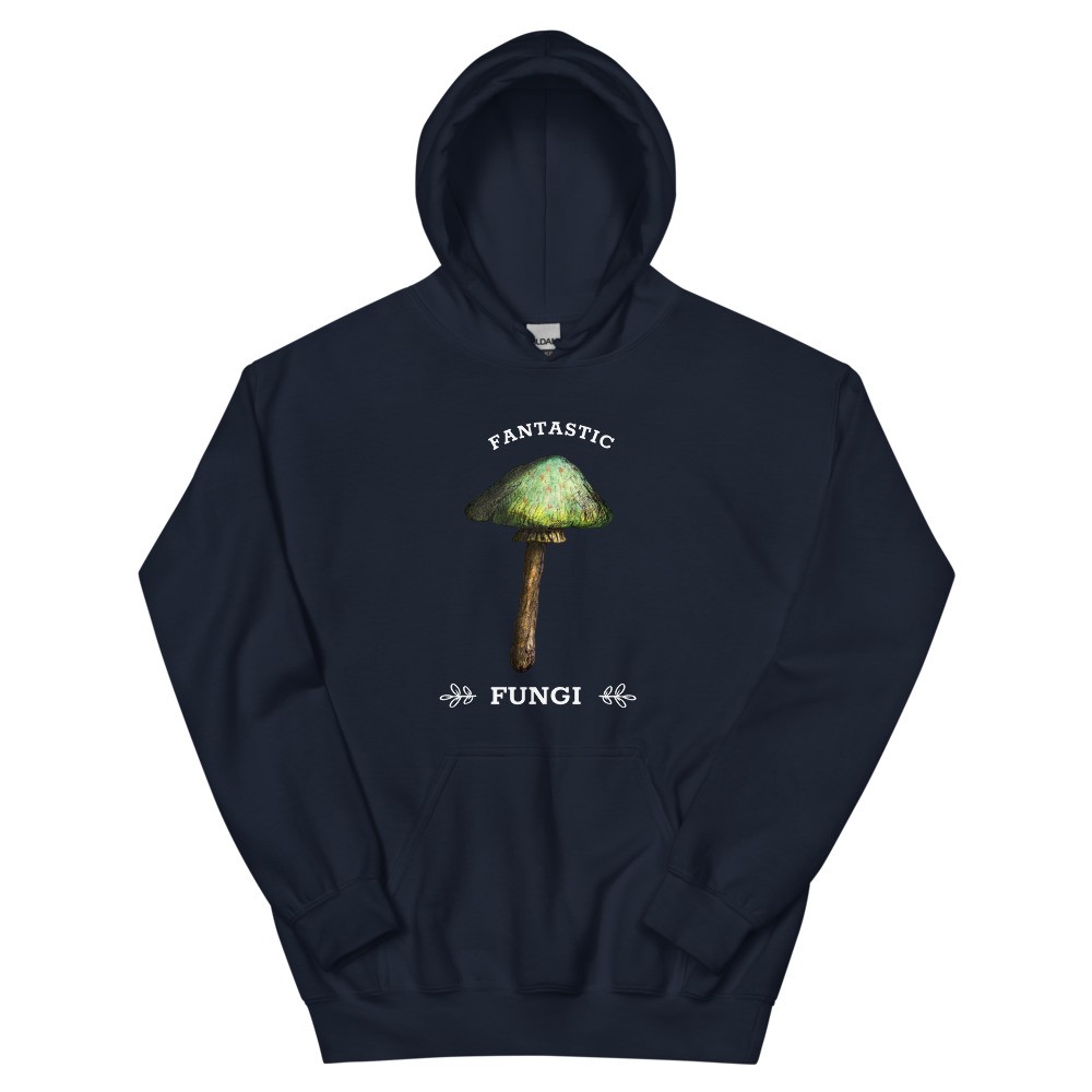 Fantastic fungi mushroom Unisex Mikina, psychedelic design