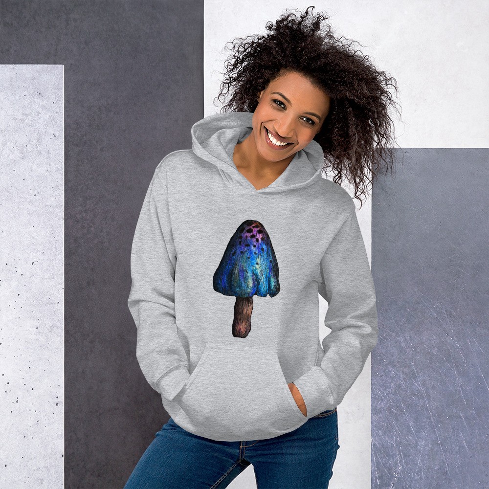 Trippy design Unisex Mikina, Follow the rabbit hole