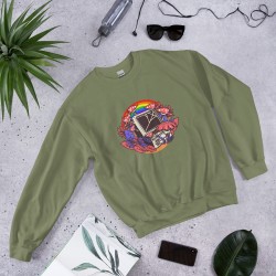 Muchomůrka červená Unisex Mikina mushroom design