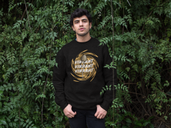 Trippy houbová mikina