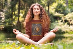 Let the sunshine recharge your soul, unisex Mikina