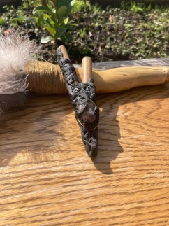 Soví Kuripe s bílým jadeitem