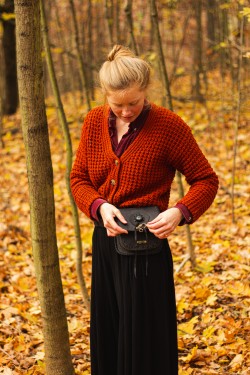 Kožená brašna s labradoritem elegantní pro ženy