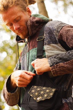 Bavlněná brašna na záda, posvátná geometrie