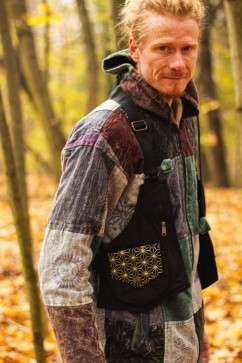 Bavlněná brašna na záda, posvátná geometrie